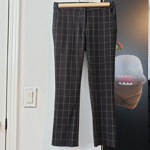 Nordstrom Black checkered crop pants